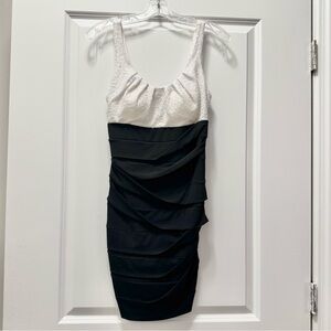 Black and white dress